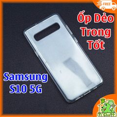 Ốp Lưng Samsung S10 5G Silicon Loại Tốt Dẻo trong suốt