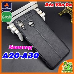 Ốp Lưng Samsung A20 A30 Dẻo Vân Giả Da