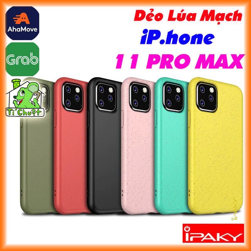 Ốp Lưng iPhone 11 PRO MAX iPaky Sợi Lúa Mạch Dẻo TPU