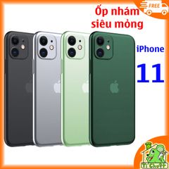 Ốp Lưng iPhone 11 Siêu Mỏng Nhám Mờ (Ốp Lụa)