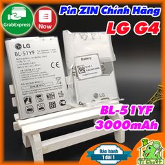 Pin LG G4 F500 BL-51YF 3000 mAh ZIN Chính Hãng