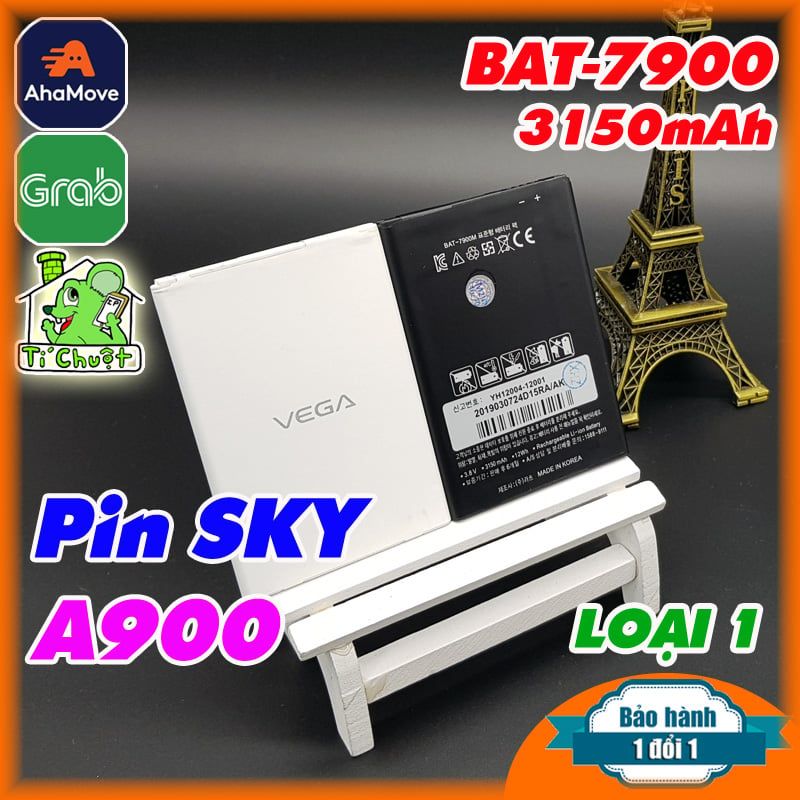 Pin Sky A900 BAT-7900M 3150mAh VEGA Secret Up LOẠI 1