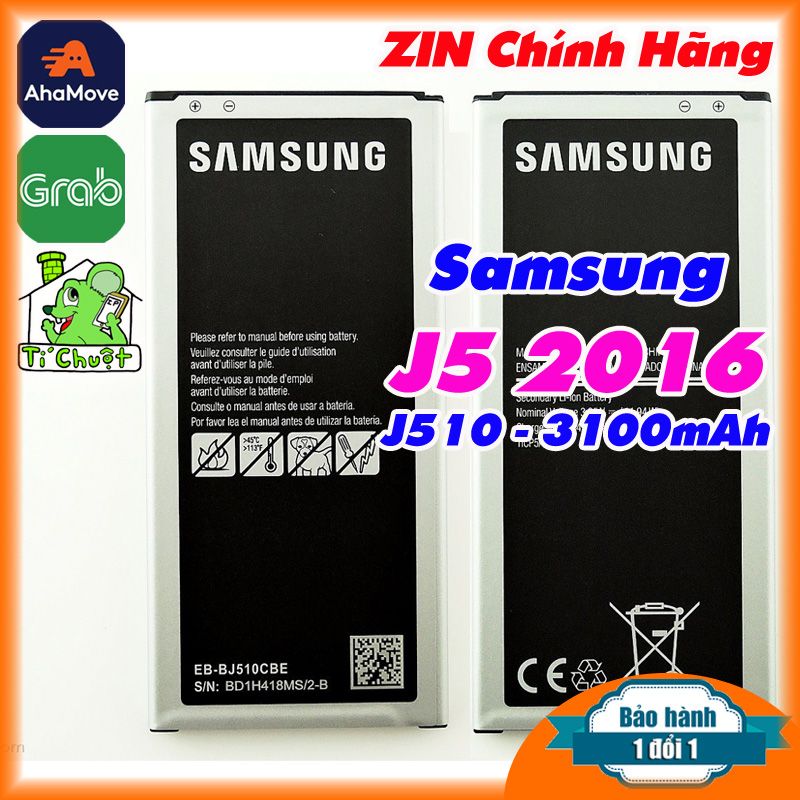 Pin Samsung EB-J510CBE 3100mAh Galaxy J5 2016 ZIN Chính Hãng