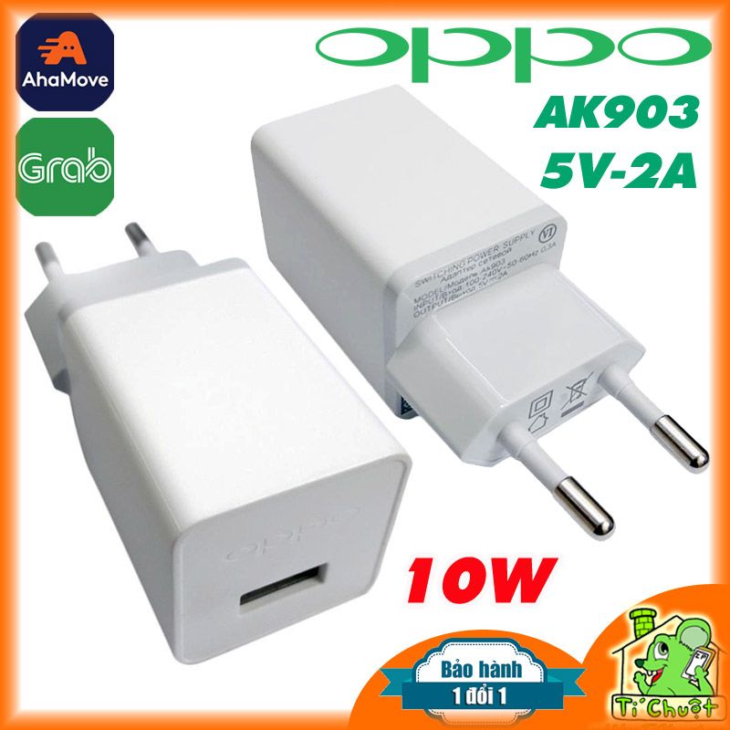 Củ Sạc OPPO AK903 10W 5V-2A ZIN Chính Hãng