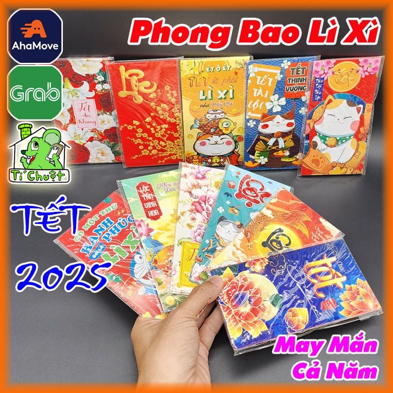 Phong Bao Lì Xì Tết Nguyên Đán Âm Lịch May Mắn