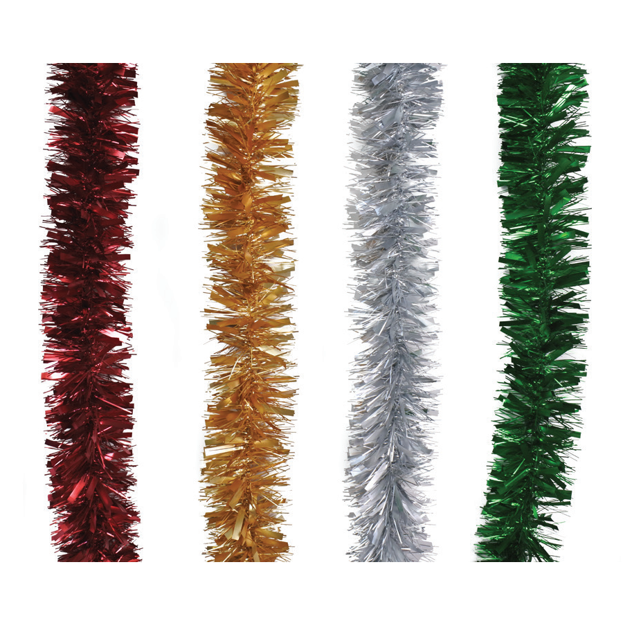 TINSEL 2m MIXED CUT MATTE 4asst Uncle Bills XD0445