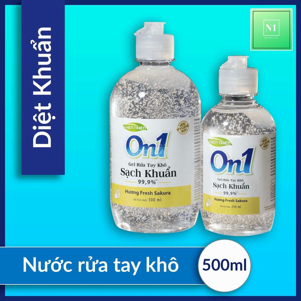 Gel Rửa Tay Khô On1 500ml Hương Fresh Sakura  NOUBL673