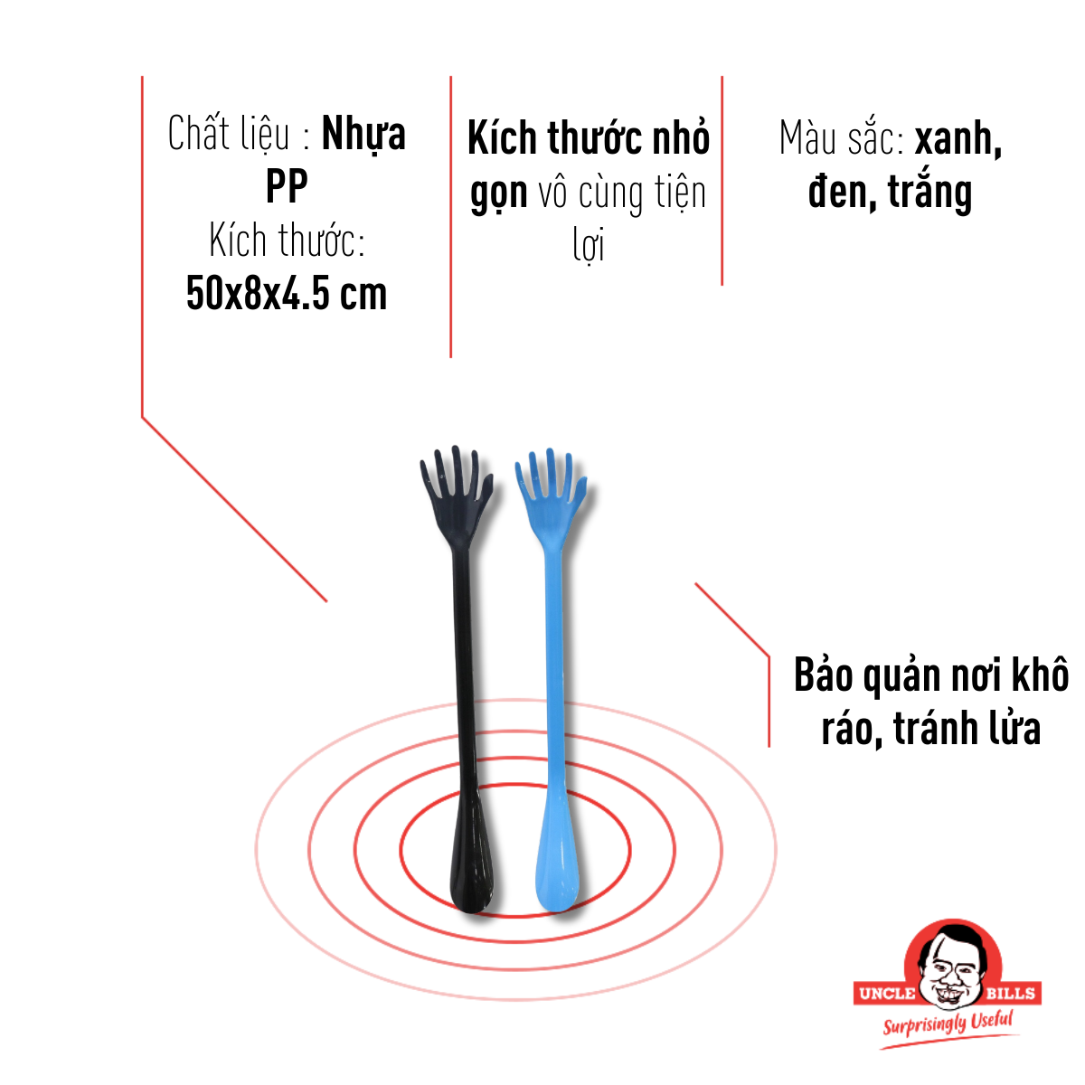Cây Gãi Lưng Với Đầu Đón Gót AG4221