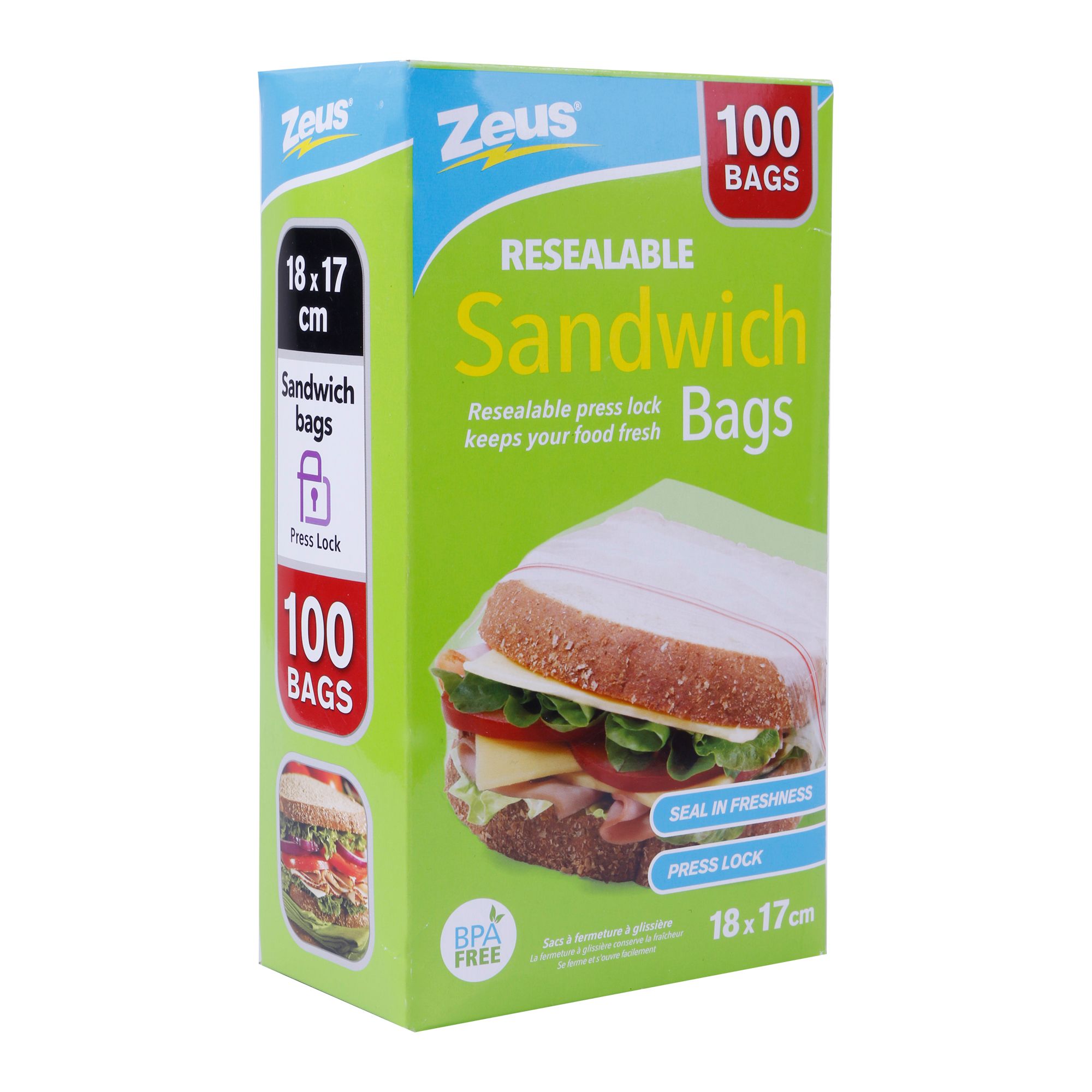 Túi đựng sanwich 100 cái/bộ