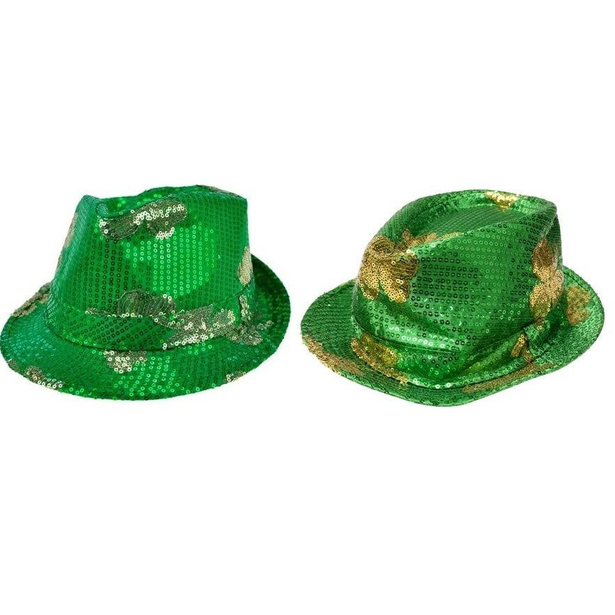 SEQUIN SHAMROCK HAT