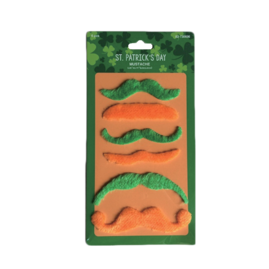 SELF - ADHESIVE MUSTACHE 6 PCS UBL BS0052