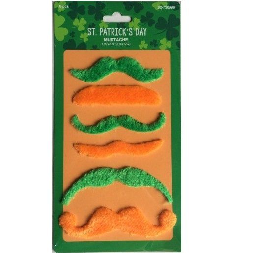 SELF ADHESIVE MUSTACHE 6pcs