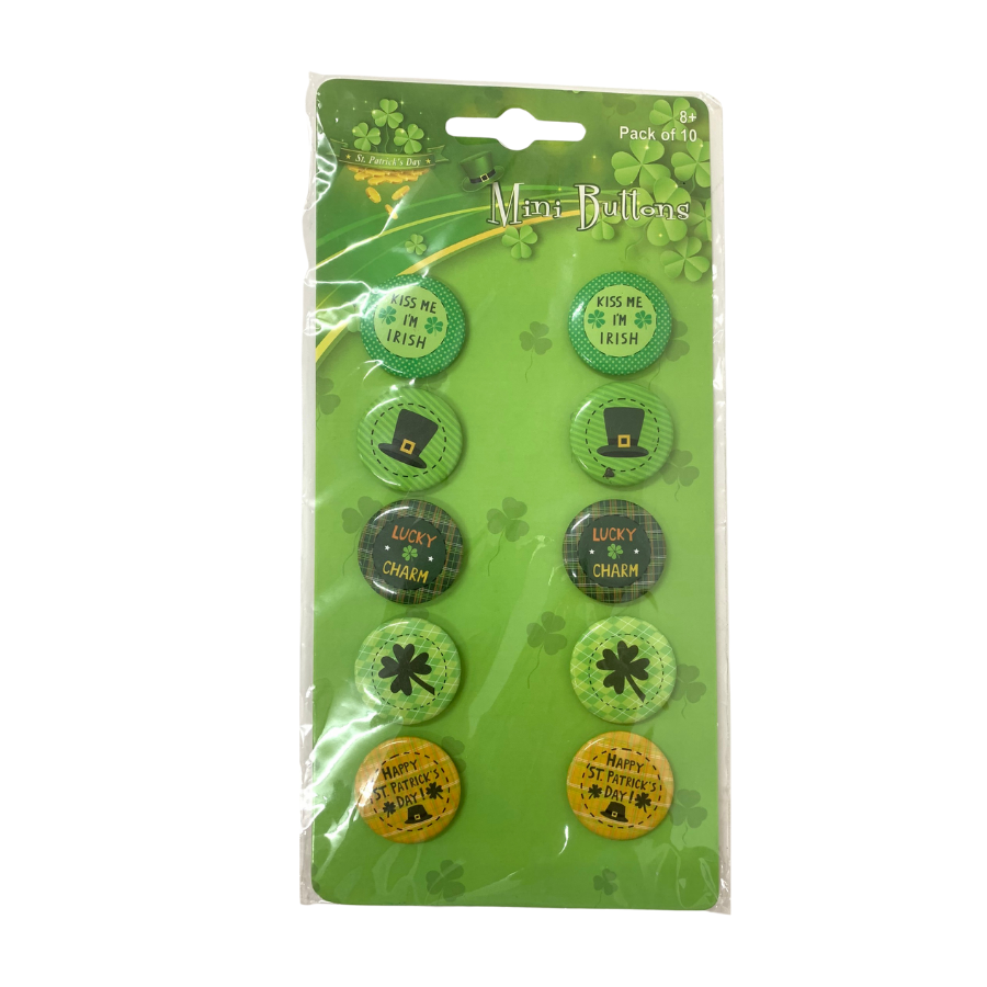 MINI BUTTONS 10PK UBL BS0104