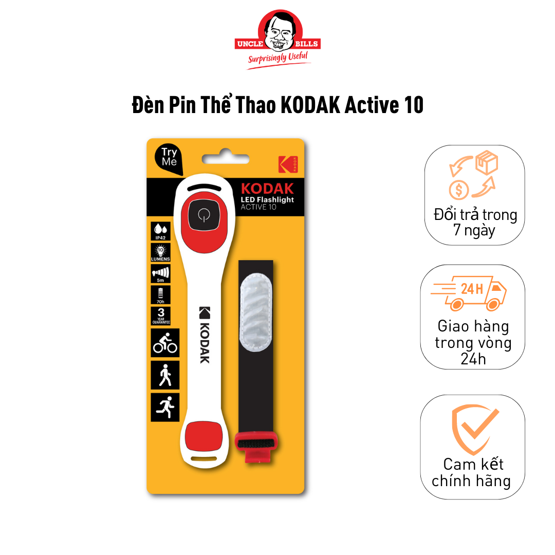 Đèn Pin Thể Thao KODAK Active 10 Uncle Bills IL0359