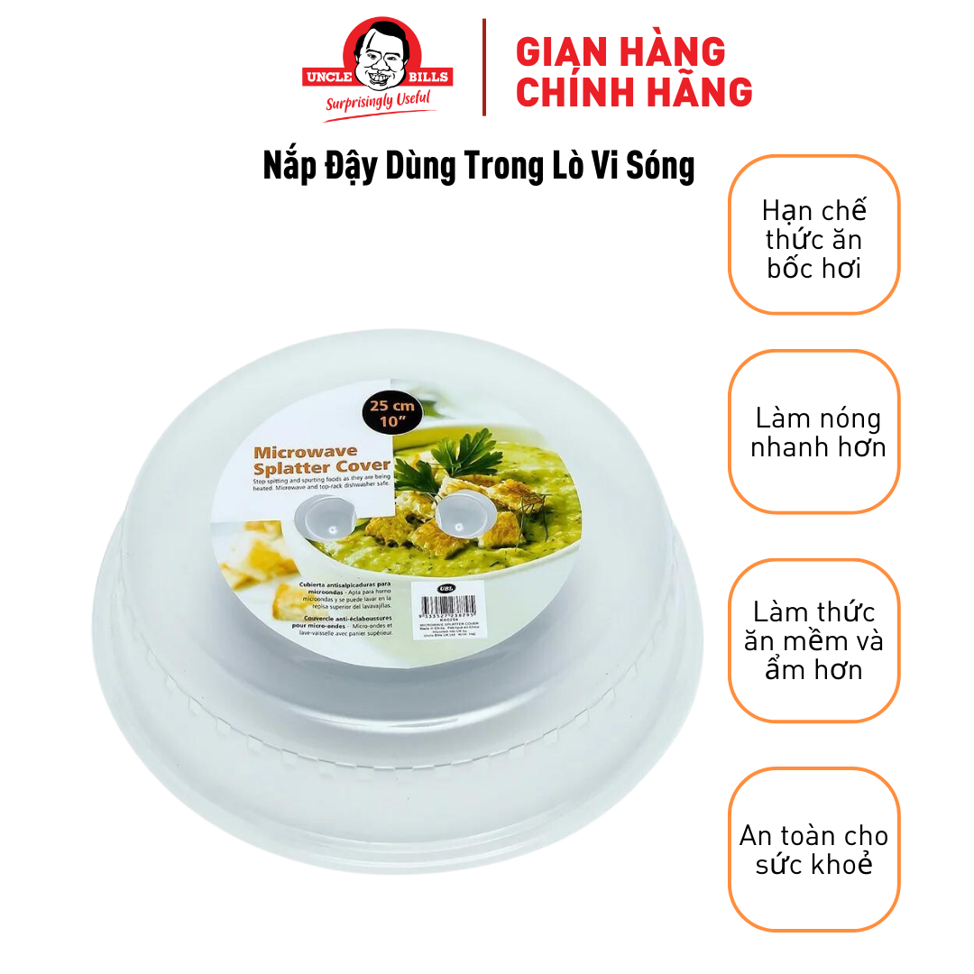 Nắp Đậy Dùng Trong Lò Vi Sóng Uncle Bills KA0294