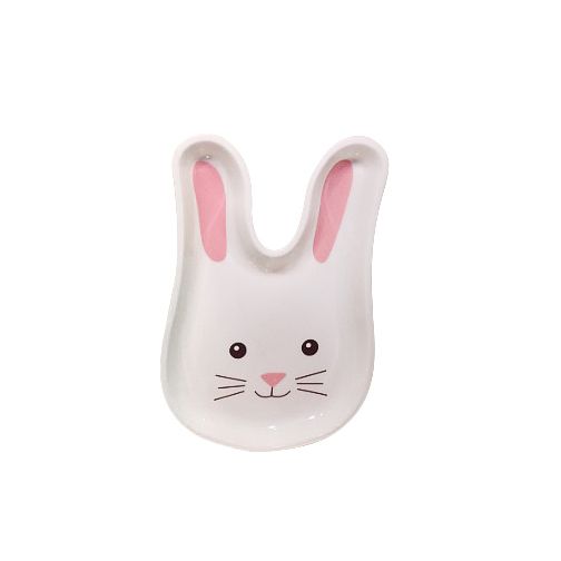 DECORATIVE RABBIT SHAPED PLATE 28x23x2cm