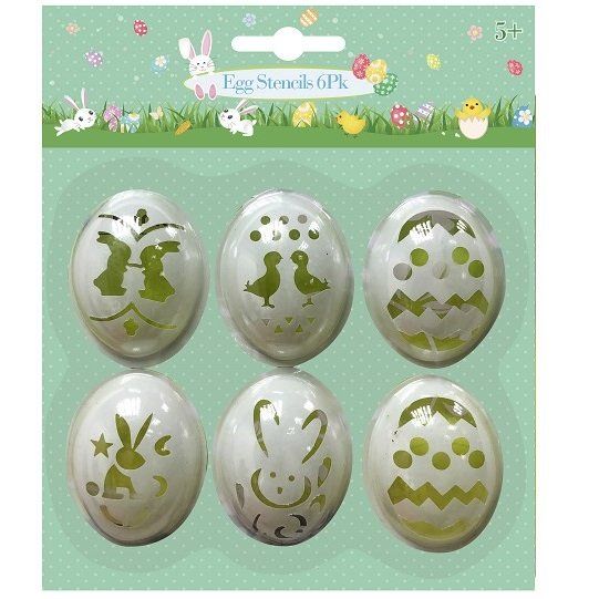 EGG STENCILS 6pk