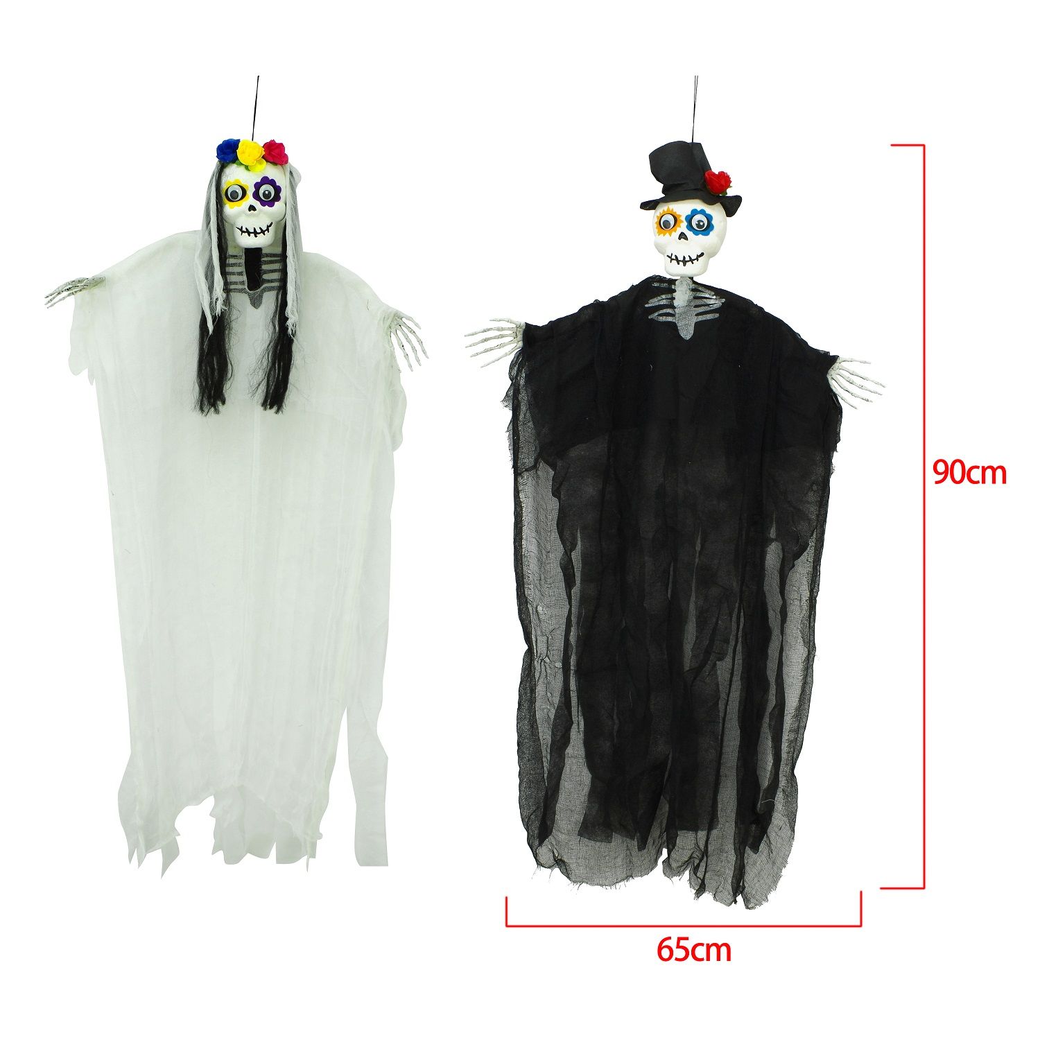 Chú rể/ cô dâu 100cm  2 loại trang trí Halloween UBL UH00179