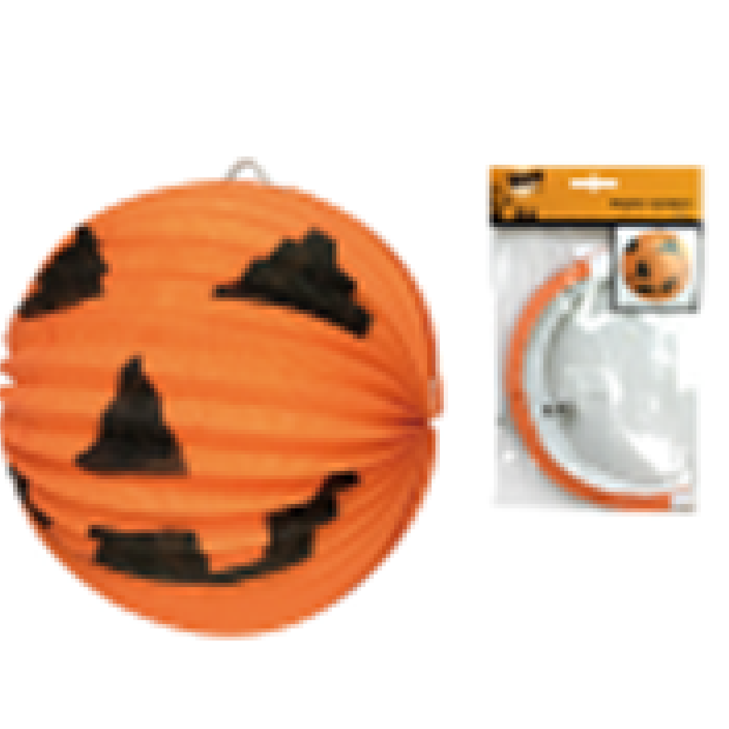 Lồng Đèn Giấy Bí Ngô 25cm Halloween Uncle Bills UH00246