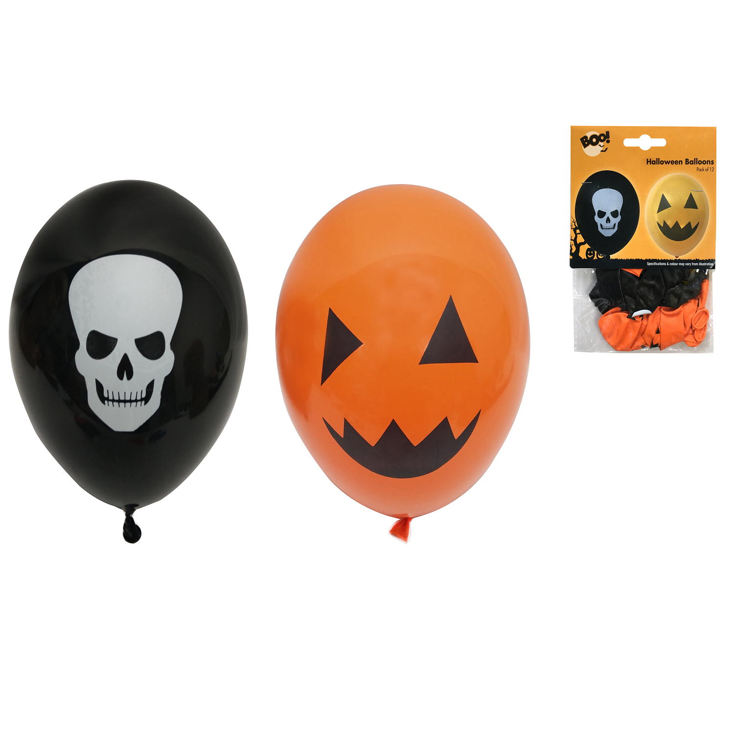 Bong bóng Halloween Bộ 12 cái Uncle Bills UH01081