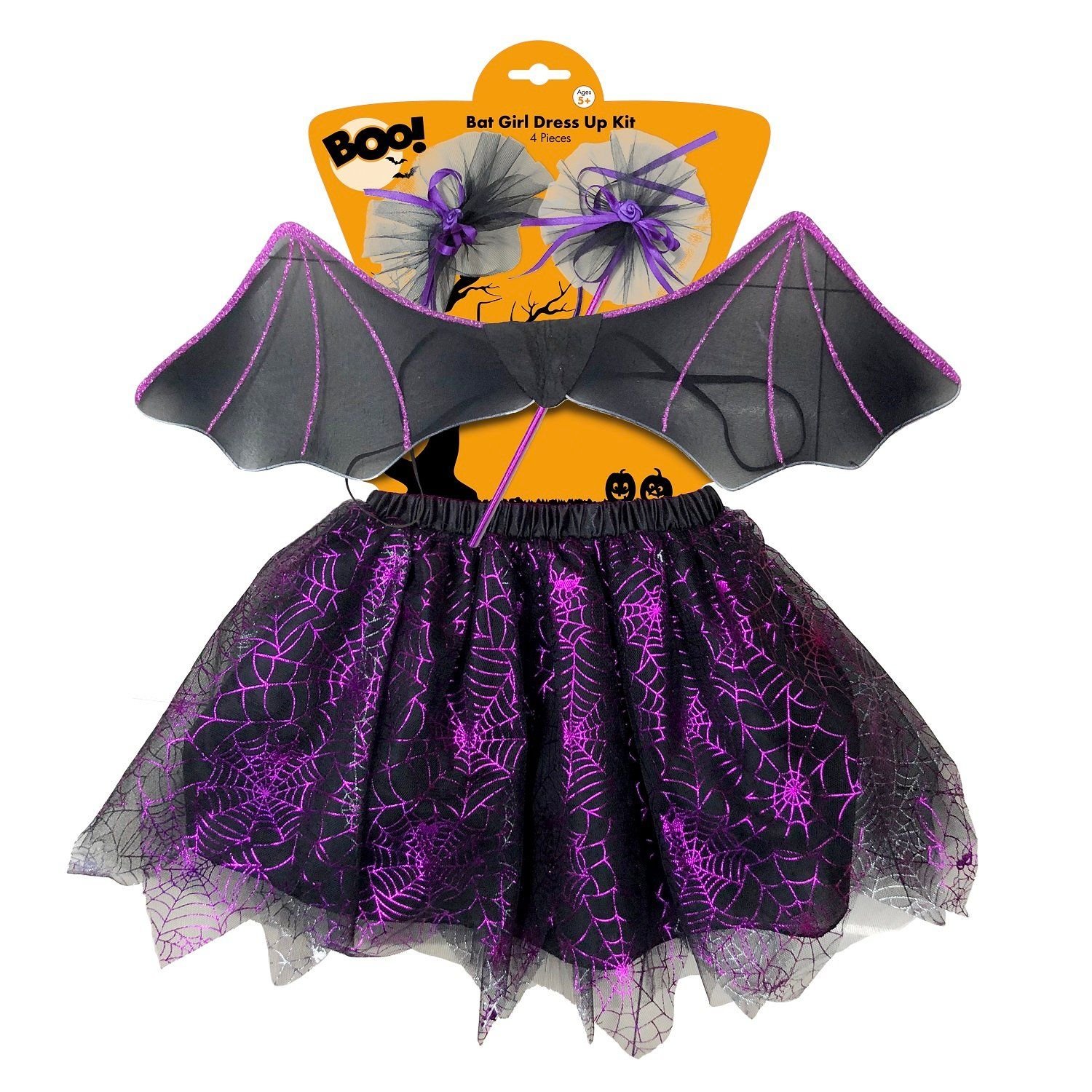 Bộ trang phục hóa trang Halloween người dơi nữ 4 Cái UBL UH01086