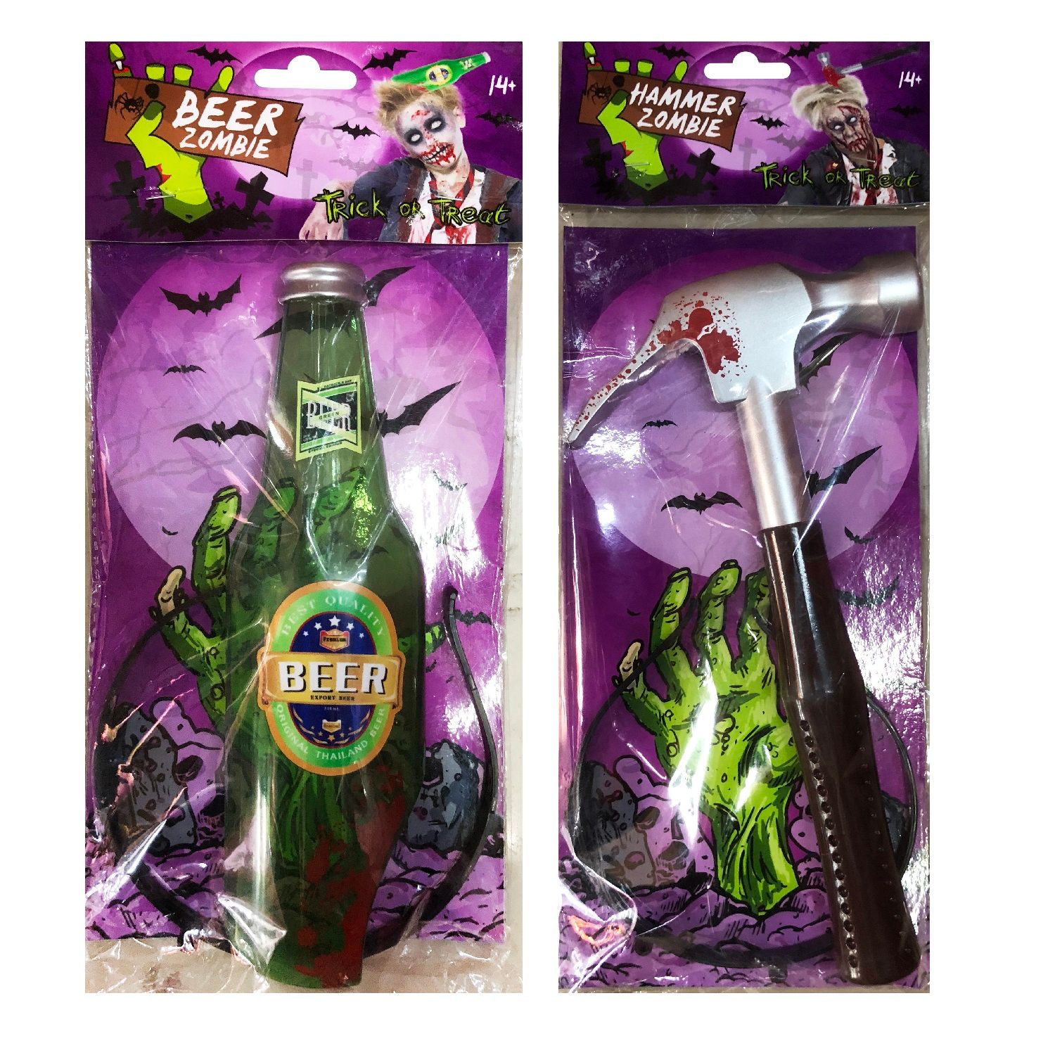 Cài tóc hình vũ khí 2 loại Halloween UBL UH01131