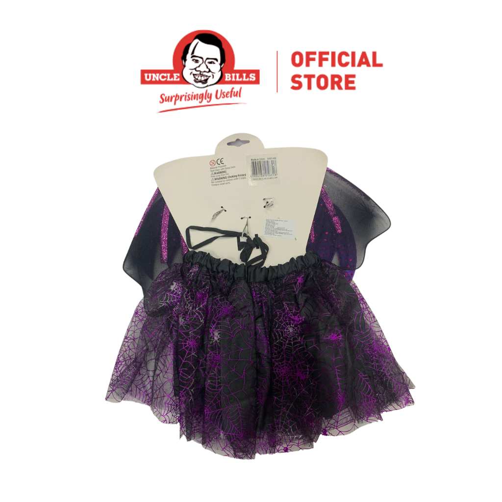 Bộ Trang Phục Dơi 3 Món - Màu Tím Halloween Uncle Bills UH01496