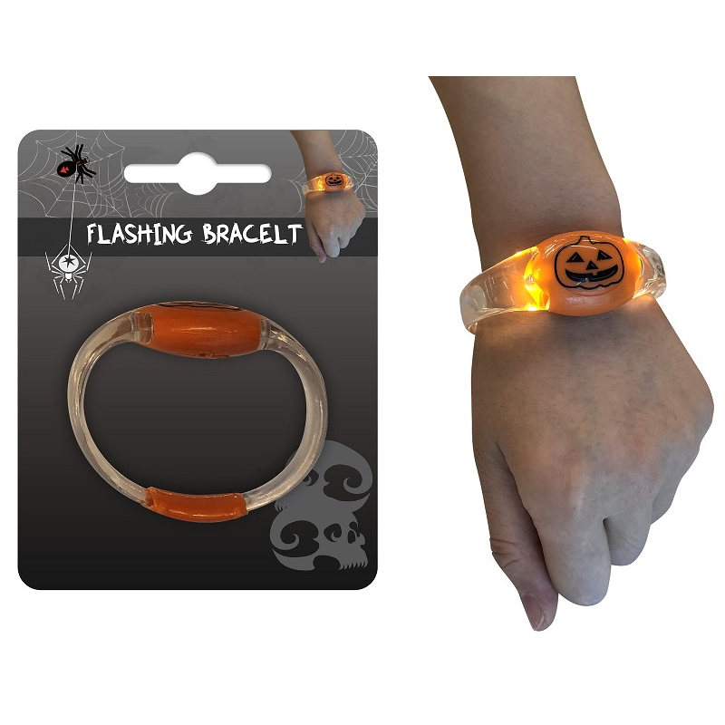 Vòng Tay Phát Sáng Hình Bí Ngô Halloween Uncle Bills UH01702