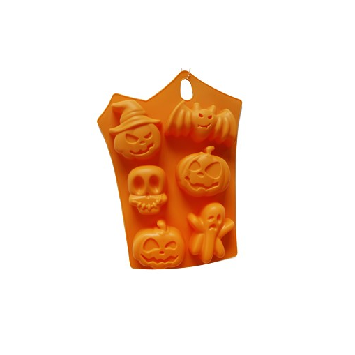 Khuôn Bánh Muffin Silicon Hình Halloween 6 Kiểu - Đồ dùng tiệc Halloween UBL UH02894