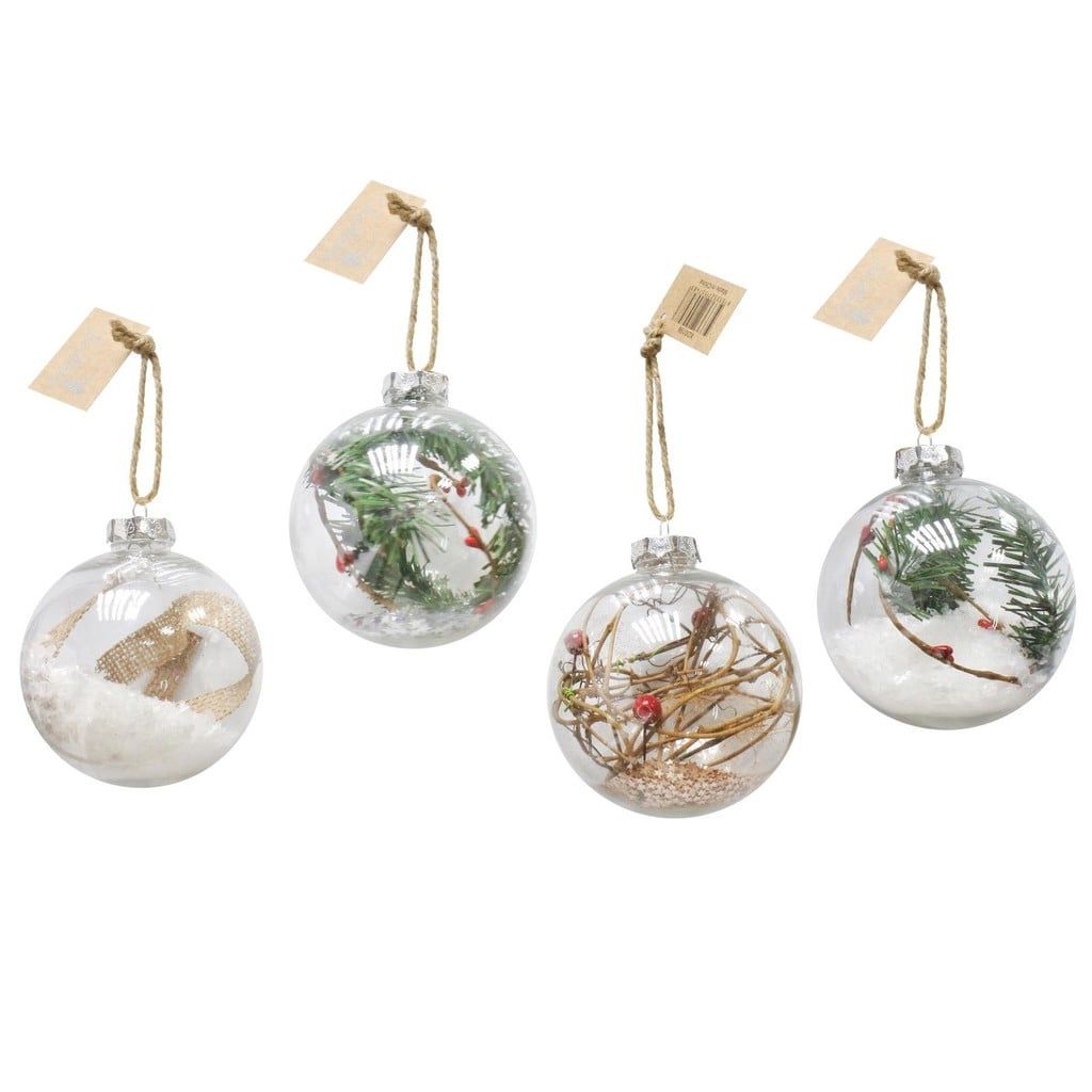 Quả Châu Trang Trí 100mm 4 Loại XD0196 Uncle Bills Đồ Trang Trí Giáng Sinh