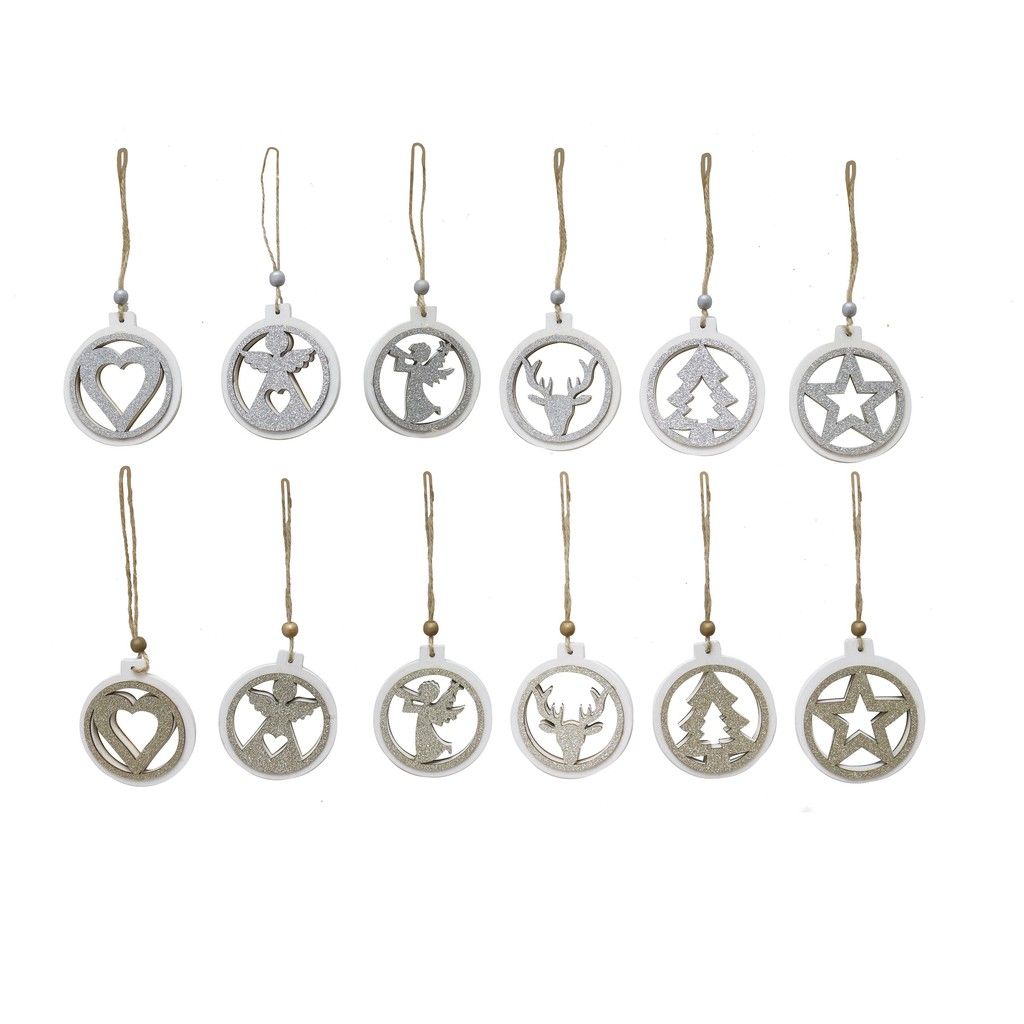 Đồ Treo Trang Trí Cây 12 Mẫu UBL XB4673 Trang Trí Giáng Sinh