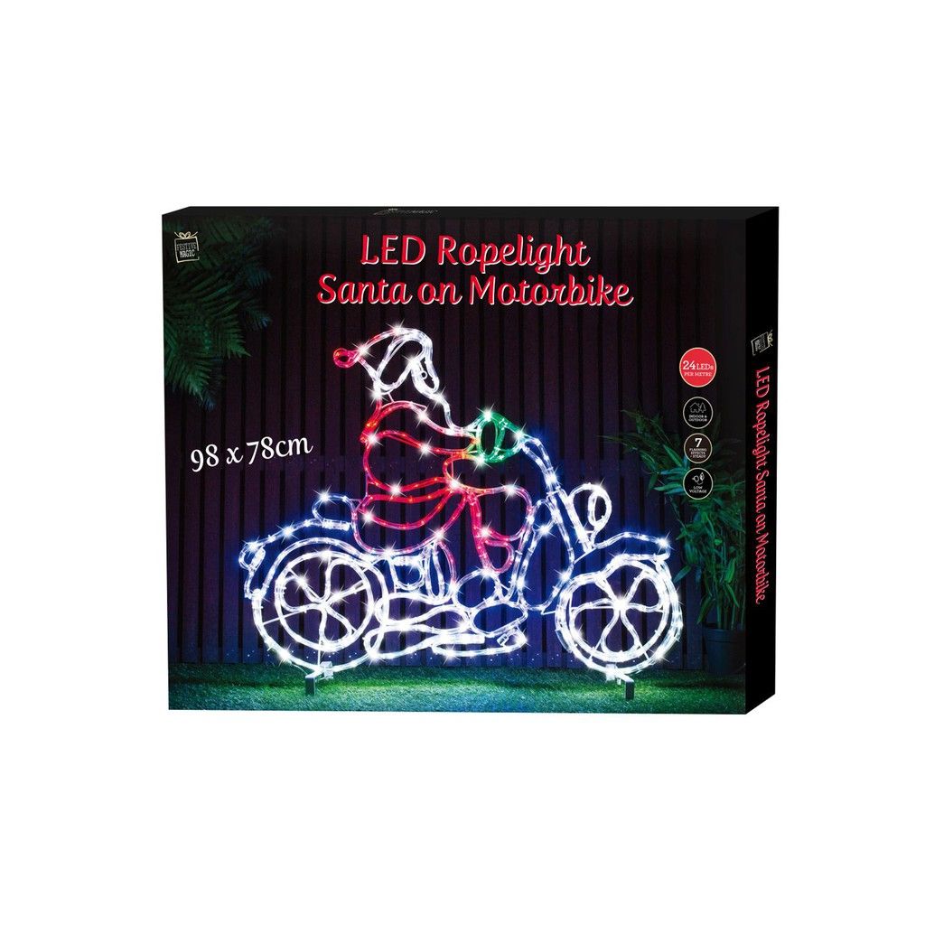 Dây đèn LED quấn hình ông già Noel UBL XB3533