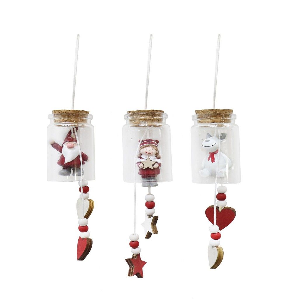 Đồ Treo Trang Trí Cây 4 Mẫu UBL XB4676 Trang Trí Giáng Sinh