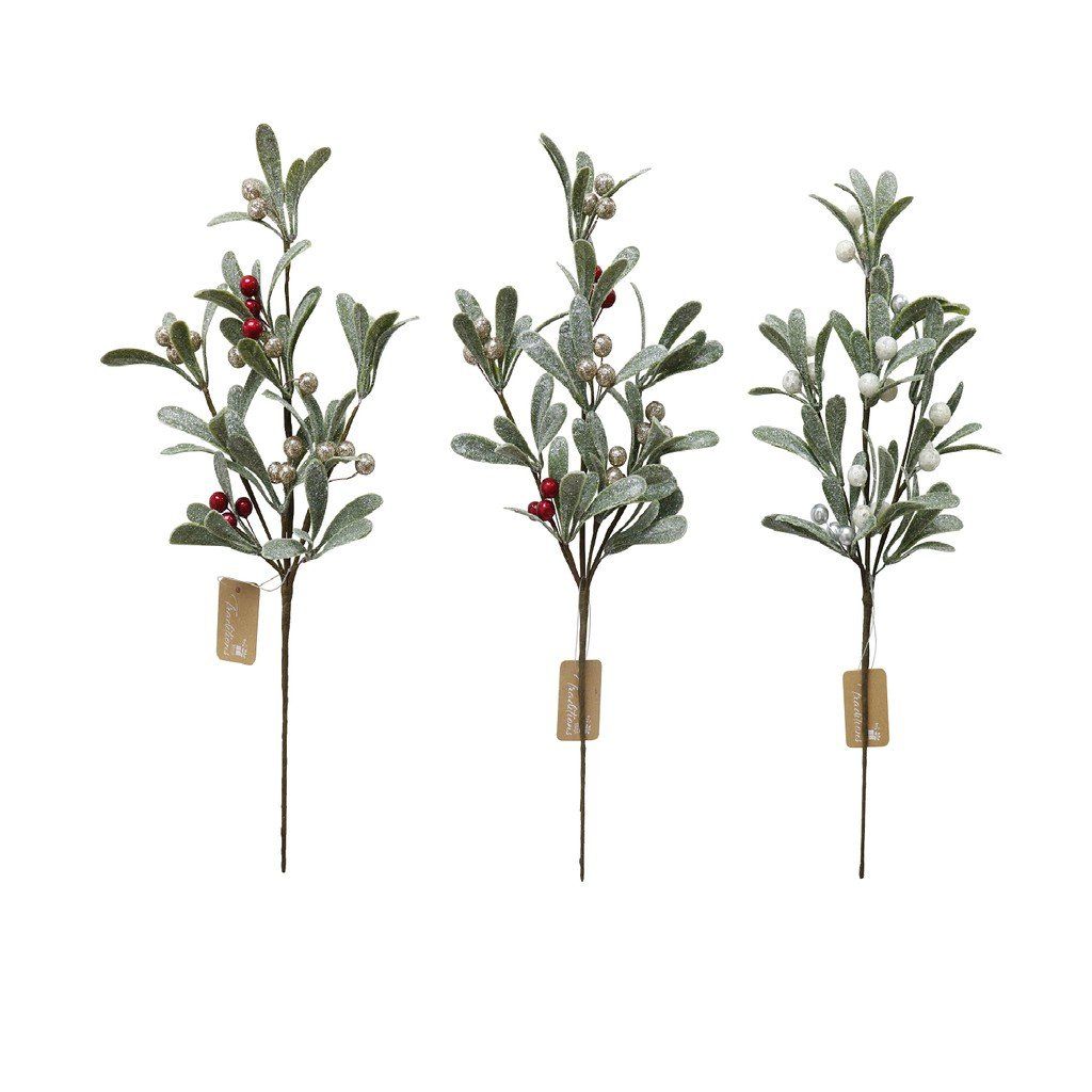 Cây Tầm Gửi 44cm 3 Mẫu UBL XB4187 Trang Trí Giáng Sinh