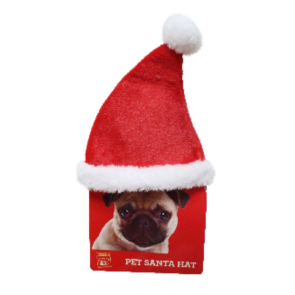 Nón Ông Già Noel Santa cho Thú Cưng UBL XB4732 Hóa Trang Giáng Sinh Cho Thú Cưng