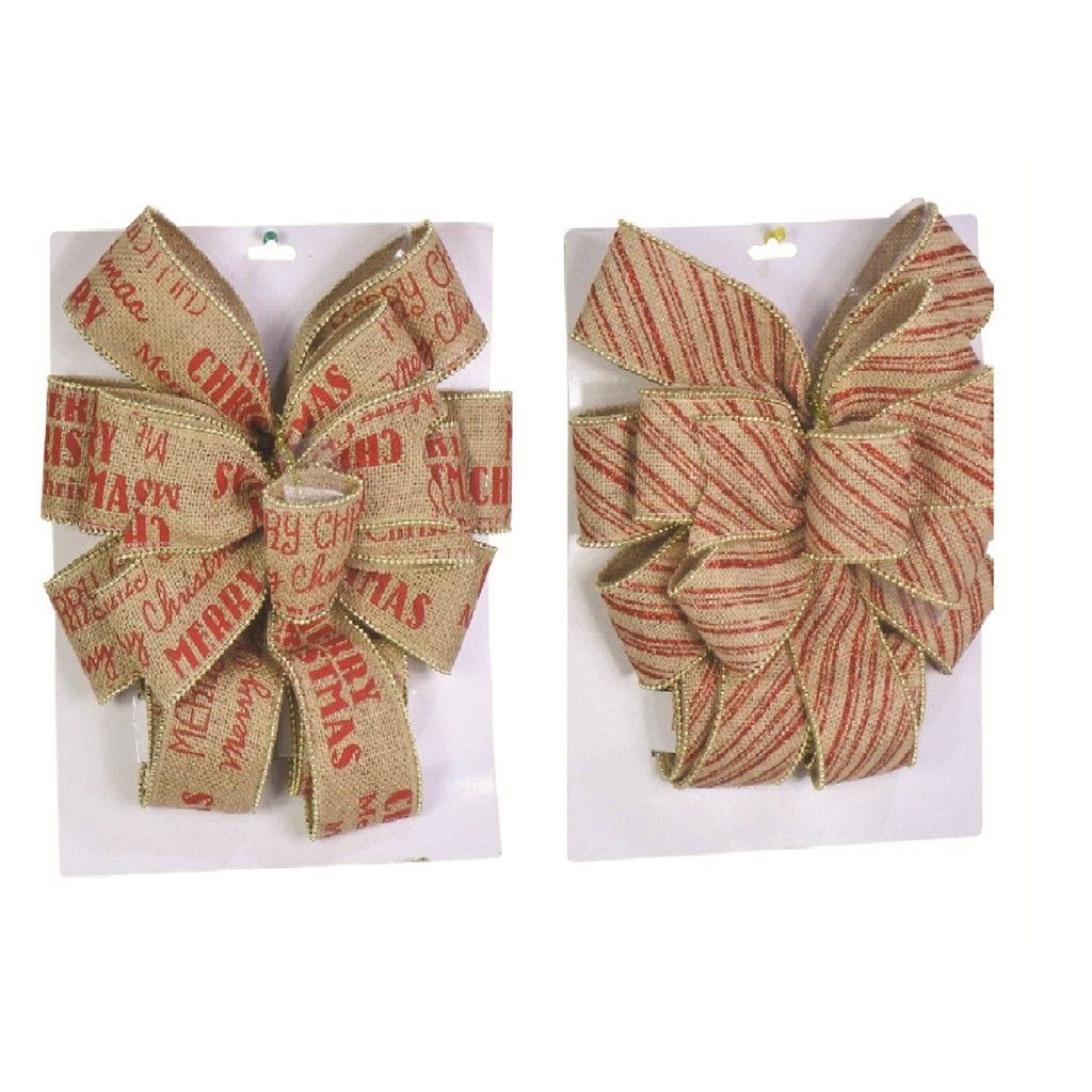 Nơ Cây Vintage 2 Loại UBL XB4145 Trang Trí Và Gói Quà Giáng Sinh