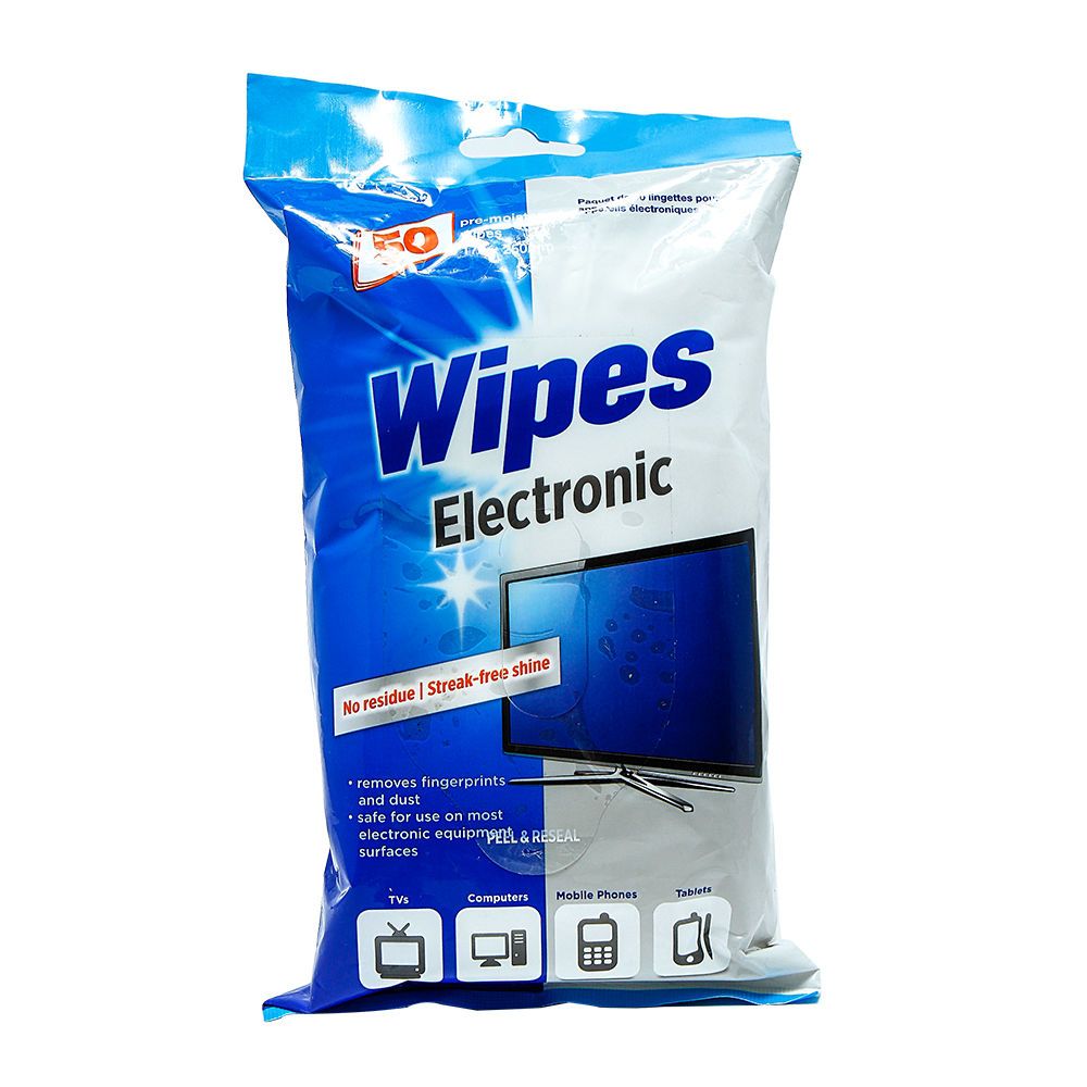 Wipes Electronic 50Pk