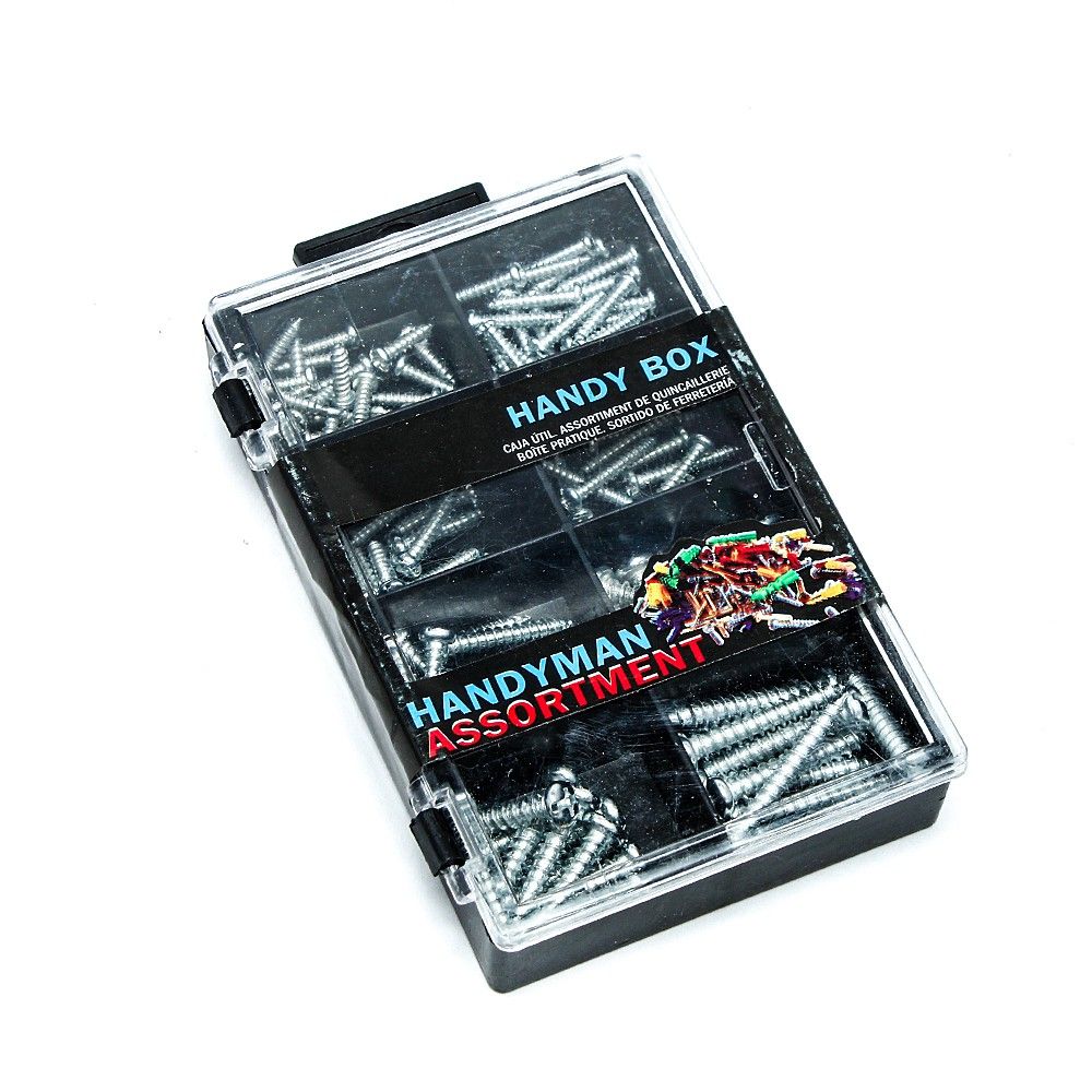 Hộp Đinh Ốc Màu Đen 8 Loại Uncle Bills HY0036