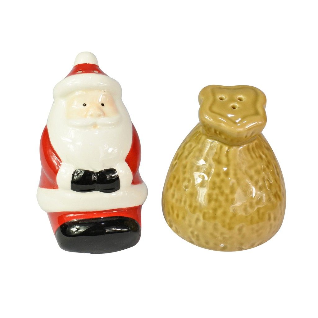 Lọ Đựng Gia Vị Ông Già Noel Hoặc Chậu Cây UBL XB4512 Trang Trí Giáng Sinh