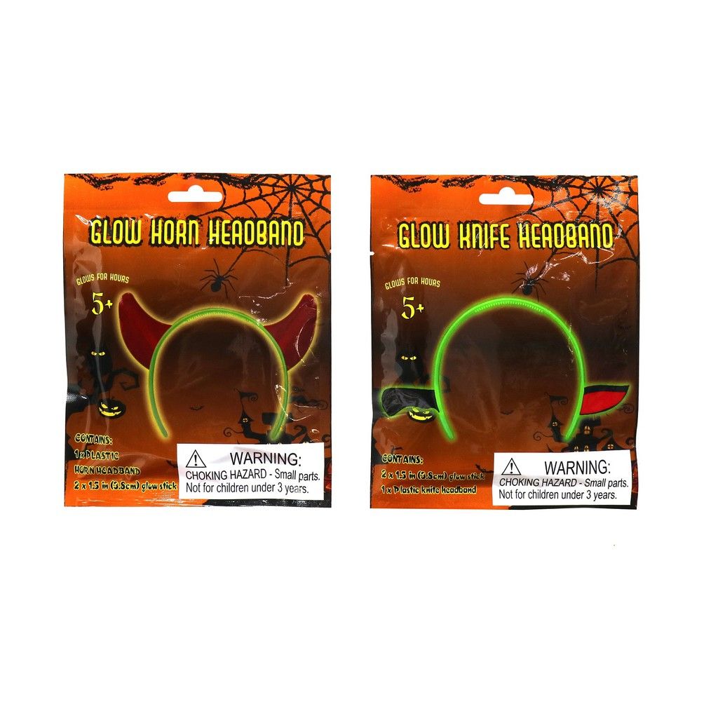 Cài tóc sừng phát sáng Halloween 2 Loại UBL UH01145 (Giao ngẫu nhiên)
