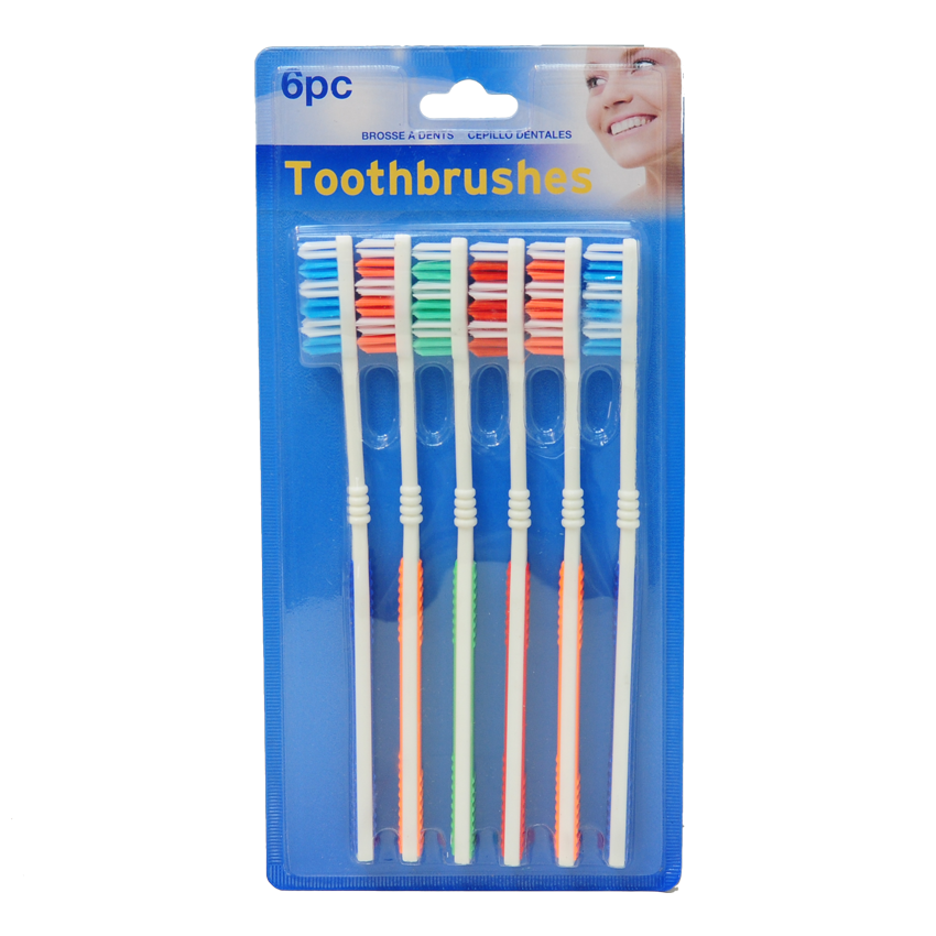 Toothbrush Adult Flexi Handle 6Pk