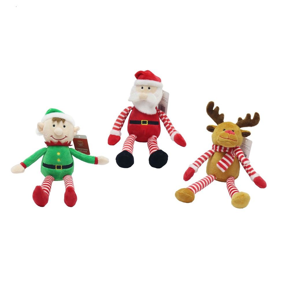 Thú Nhồi Bông 30cm 4 Cái UBL XB4755 Trang Trí Giáng Sinh