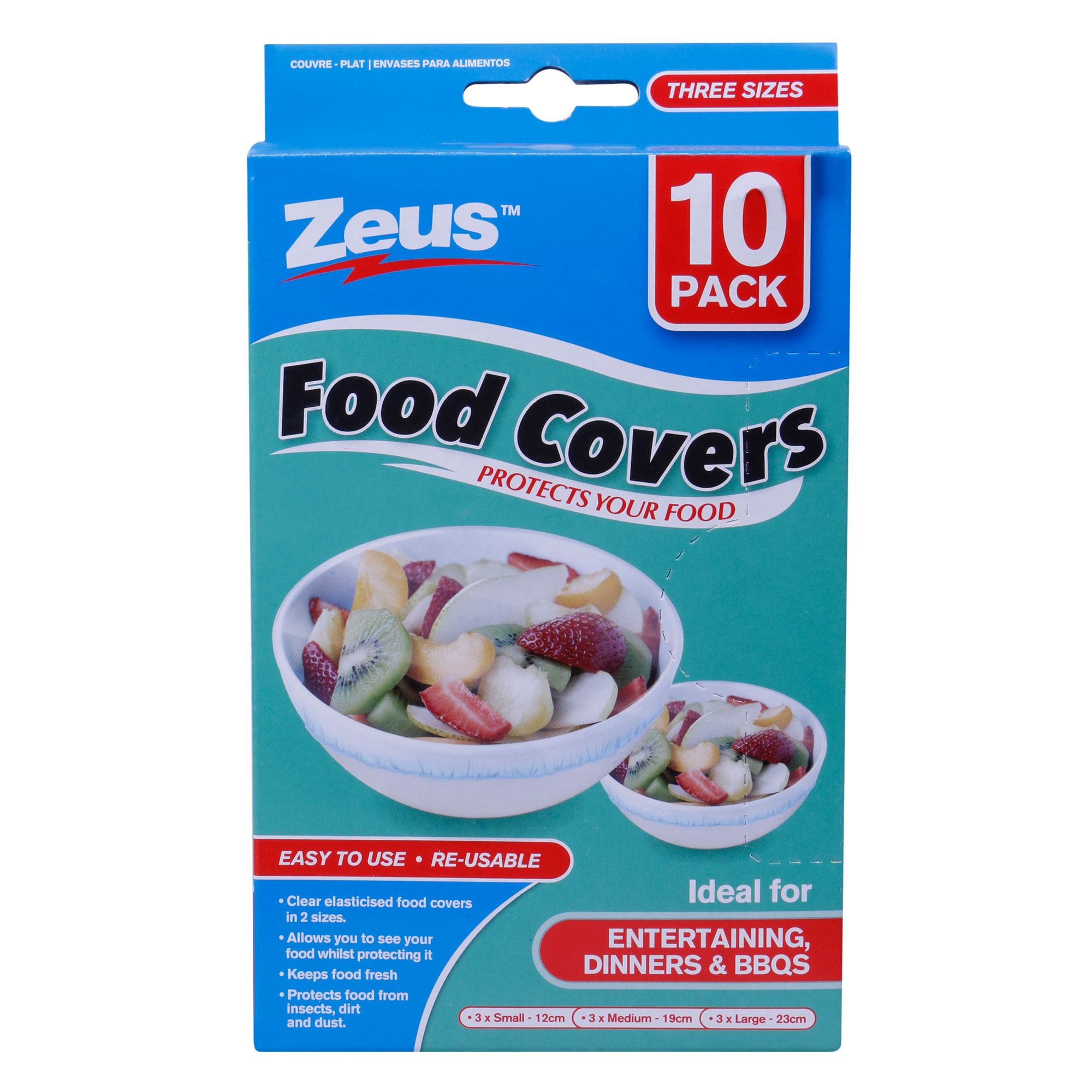 Food Covers Plastic 10Pk