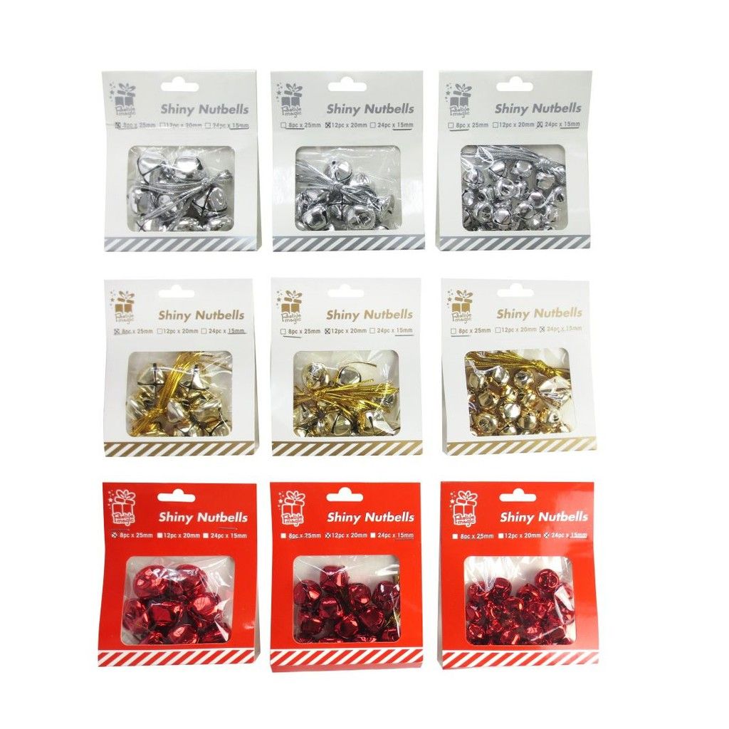 Bộ hạt chuông nhỏ trang trí giáng sinh UBL XA9634