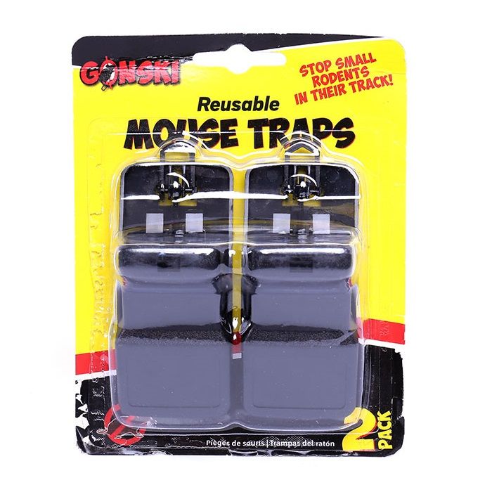 Mechanical Plastic Mouse Trap 2Pk