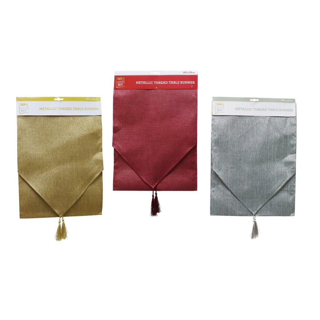 Khăn Trải Bàn Vintage Có Tua Rua 3 Mẫu UBL XB4445 Trang Trí Giáng Sinh