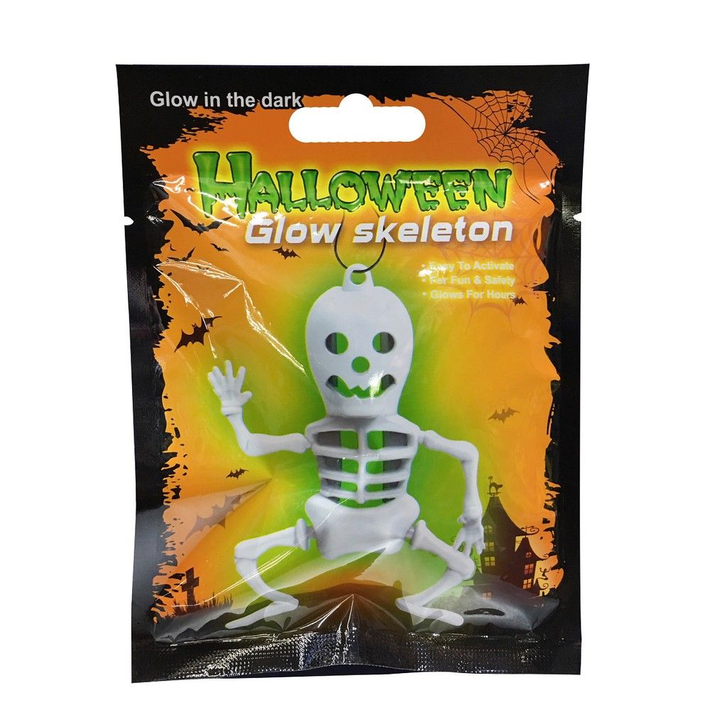 Vòng Cổ Bộ Xương Phát Sáng Trang Trí Halloween Uncle Bills UH00025