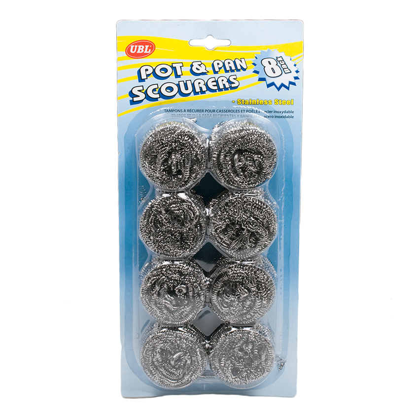 Scourers Steel 8Pk