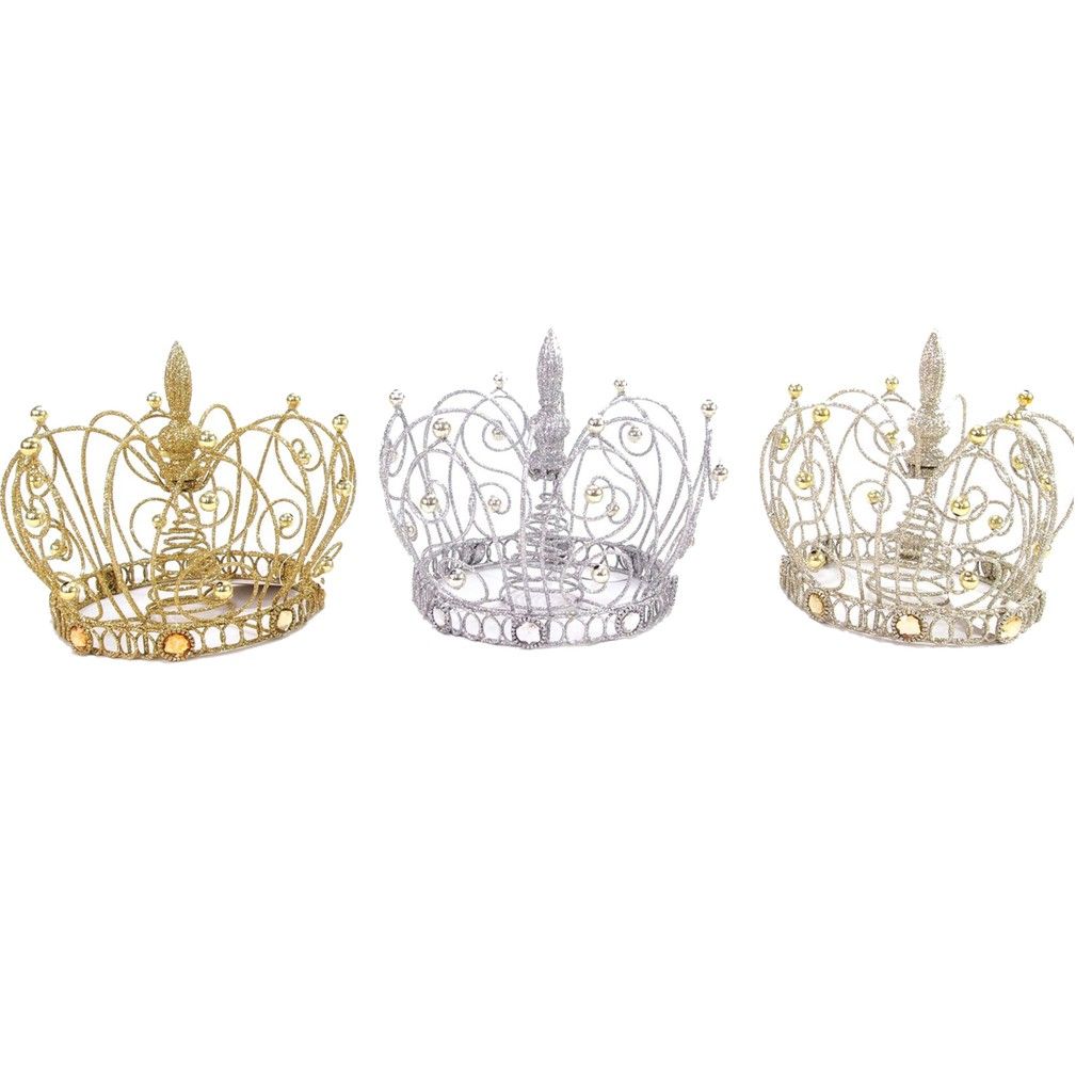 Vương miện kim cương lấp lánh 18cm 3 mẫu UBL XB0945