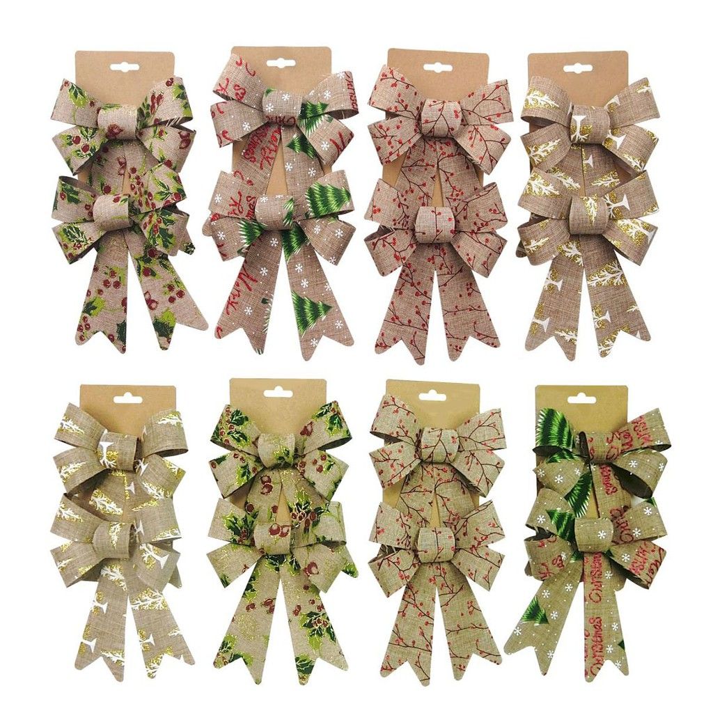 Nơ kim tuyến in hình 14x20cm UBL XB3240 - Giao ngẫu nhiên